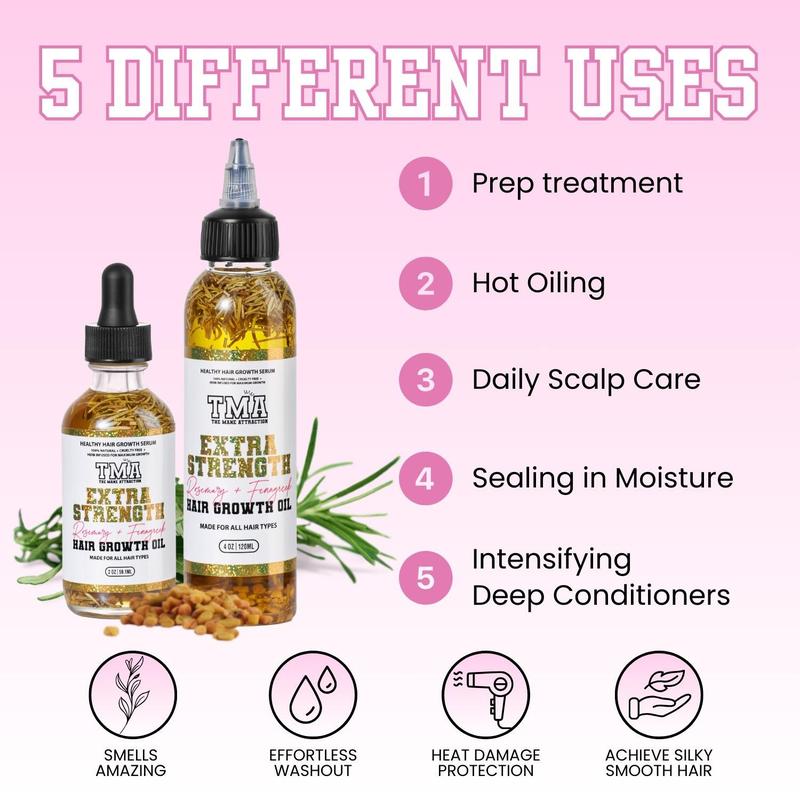 Extra Strength Rosemary & Fenugreek Hair Growth Oi