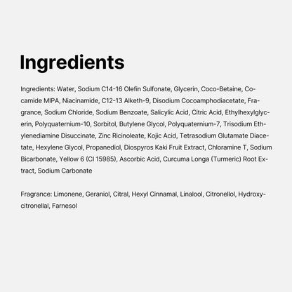 Turmeric & Kojic Acid Body Wash